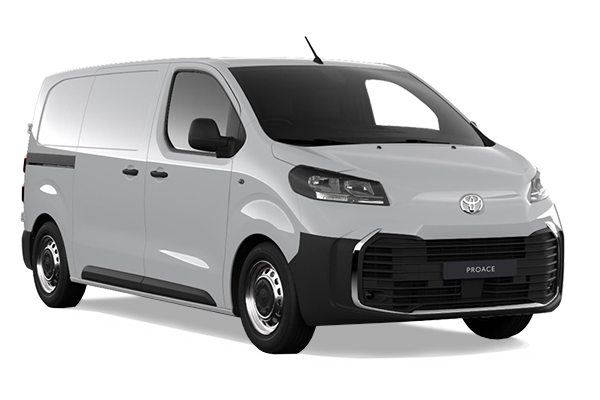 Vue latérale du fourgon TOYOTA PROACE II ELECTRIC - 2020 – modèle utilitaire aménageable
